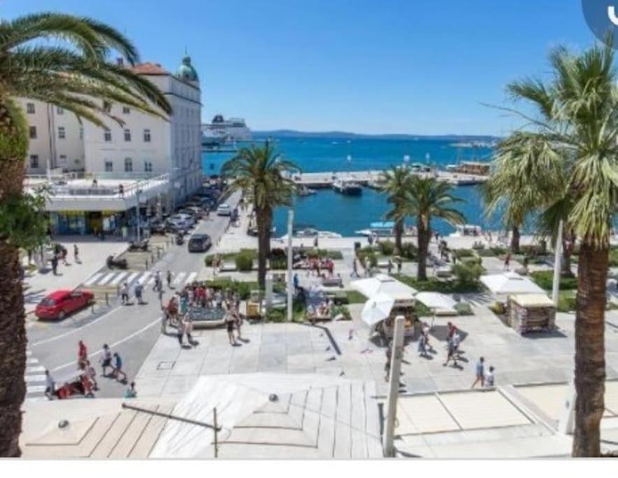 Bright And Colourful Apartment Luce -Sandy Beach Split Exterior foto